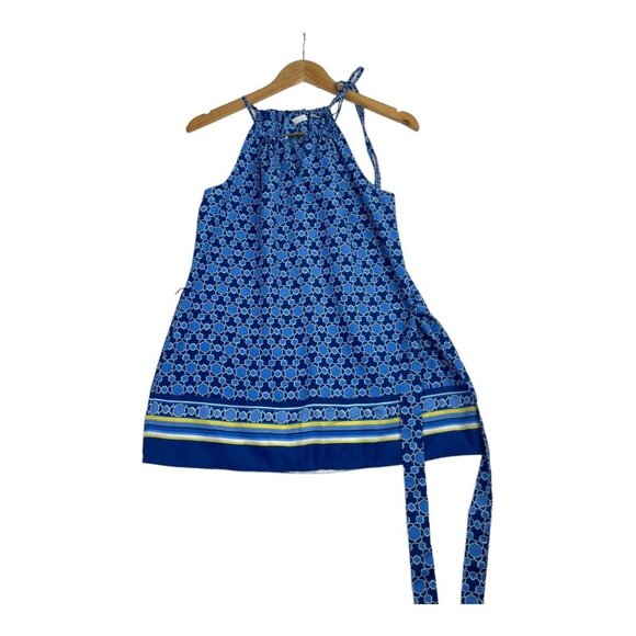 New‎ New York & Company Elastic Waist Top size Small Blue - Picture 1 of 7